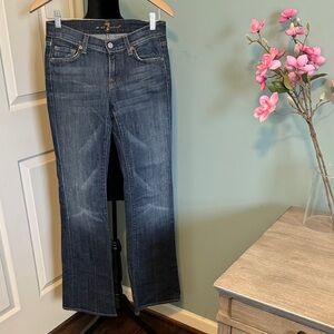 7 For All Mankind Women's Dark Wash Bootcut Jeans